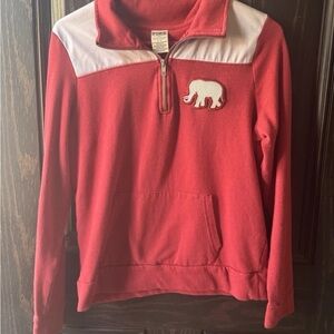 Alabama Crimson Tide Pink Victoria Secret Women’s S 1/4 Zip Sweatshirt